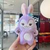 Douyin popular Zorro conejo oso lindo dibujos animados máquina de garras Muñeca Muñeca colgante llavero juguete de peluche al por mayor