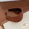 Diadema de Ante de Ala Ancha Estilo Francés para Mujer, Antideslizante, No Elástica, Diadema para Lavarse la Cara, Pasador, Accesorios de Cabello de Gama Alta, Tocado