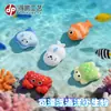 Micro-Paisagem Animais Marinhos Flutuantes: Tartarugas, Focas, Caranguejos, Miniaturas Fofas, Decoração de Aquário Acessórios DIY, Pequenos Enfeites