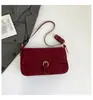 Bolsa Texturizada Retro de Alta Qualidade para Mulheres 2026 Nova Moda de Inverno Versátil Bolsa de Ombro Estilo Minimalista Bolsa Transversal para o Dia a Dia