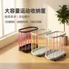 Cesto de ropa sucia para el hogar, tapete de baño impermeable para yoga, cesta de almacenamiento de equipo de fitness, cesto de ropa sucia estrecho de gran capacidad con ruedas