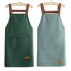 Delantal Impermeable de Moda 2024 con Estampado para Cocina Hogar Cocina Aceite Impermeable Delantal Especial para Catering de Mujeres Ropa de Trabajo