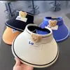 Proteção solar infantil chapéu de sol chapéu de verão chapéu de proteção solar Meninos meninas urso chapéu de proteção solar infantil chapéu proteção UV
