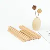 Bastões Redondos de Madeira Maciça Personalizados, Pequenos Bastões de Madeira de Faia, Tiras de Madeira Artesanais para DIY, Bastões de Yoga, Bastões de Costas Abertas, Tiras de Madeira Personalizadas, Varões para Pendurar Roupas