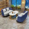 Sala de Espera Sofá de Recepción Set Hotel Cafetería Balcón Lujo Ligero Salón de Belleza Mesa y Sillas de Reunión Set