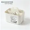 Caja de Almacenamiento de Escritorio Portátil Cesta de Almacenamiento de Oficina Cesta Portátil para Cocina Baño Caja Portátil para Snacks Organizador de Caja de Maquillaje