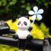 Molino de Viento Lindo Panda Pequeño Creativo Libélula Bicicleta a Batería Motocicleta Eléctrica Adornos Decorativos para Coche