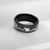 Anillo de Acero Inoxidable para Hombre Anillo de Dedo Índice de Acero de Titanio Venta Caliente Transfronteriza Europea y Americana Joyería de Moda Personalizada para Mujer Venta al por Mayor