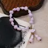 Jingdezhen Cerâmica Cuia Pulseira com Contas Joias Estilo Chinês Fulu Grão de Café Acessórios Pulseira Estilo Étnico Atacado