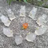 Joyería de Gama Alta Gelatina de Lichi Transparente Ágata Blanca Accesorio DIY Venta Directa de Fábrica Colgante Pulsera Joyería de Diseño Original