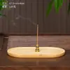 Lindo porta-incenso de monge pequeno, queimador de incenso de sândalo e ágarwood, queimador de espiral de mosquito, queimador de aromaterapia, decoração de mesa de chá de monge estilo Zen