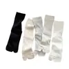 Calcetines de Punta Dividida para Mujer, Calcetines de Media Pantorrilla, Calcetines Finos de Verano de Dos Dedos, Calcetines Largos Estilo Miu para Combinar con Zapatos Tabi, Calcetines Sueltos