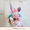 4s store cerimônia de entrega de carro arranjo de flores bolas de flores coluna romana flores decorativas flores para cerimônia de entrega de carro arranjo de cena