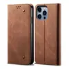 Para Apple 15 Funda de Cuero Vintage de Color Sólido con Tarjetero Apple 14 Funda de Teléfono Móvil Simple de Negocios para Comercio Exterior Funda de Cuero Transfronteriza