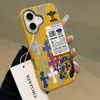 Funda de Teléfono Móvil Colorida con Cruz Adecuada para Apple 16Promax Iphone1 5 Patrón Adoquinado 14/13Pro Nuevo Estilo 12