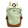 Mochila de Diseño de Nicho para Mujer 2025 Nueva Color Contrastante Mochila Escolar para Estudiantes Mochila Ligera para Viajes al Aire Libre Senderismo