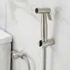 Set de Pistola Rociadora para Bidé de Inodoro de Alta Presión Booster Adicional Pistola Rociadora para Lavabo de Baño Acero Inoxidable 304
