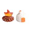 YQT mini yurt hoguera micro paisajismo resina adornos de escritorio DIY creativo hecho a mano pegatina de refrigerador materiales para joyería