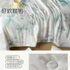 Colcha de Verano Refrescante, Colcha de Seda Fresca de Verano, Colcha de Aire Acondicionado de Helado, Colcha Refrescante Individual/Doble, Colcha Fina de Tencel