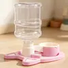 Nuevo dispensador de agua por gravedad para gatos, comedero de agua para perros, dispensador de agua automático, anti-pelo de gato, cuenco para gatos anti-humedad, suministros para mascotas