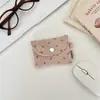 511242 Cartera Pequeña de Pana Porta Tarjetas Almacenamiento de Monedas Cartera de Estudiante Porta Tarjetas Bolsa para Tarjeta de Identificación