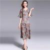 Liquidación de moda para mujer 2024 otoño e invierno primavera y verano nuevo vestido estampado procesamiento por pérdida mercancía de cola comercio exterior para mujer