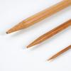Fábrica de origen 13cm juego de herramientas de tejer de doble punta cortas carbonizadas juego completo de agujas de tejer de bambú para suéteres venta al por mayor