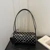 Bolso de Almohada de Lunares de un Solo Hombro a la Moda para Mujer 2026 Nueva Tendencia de Verano Bolso Sencillo de Mano para el Brazo Hombro Cruzado