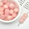 Cuentas de Resina con Forma de Manzana Chapadas en Oro, Hilo con Agujeros para Ensartar, Cuentas Sueltas para Pulseras, Collares, Cadenas de Teléfono y Accesorios de Joyería Hechos a Mano