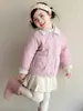 Chaqueta de Algodón para Niñas Otoño Invierno Nueva Elegante Casual Acolchada con Felpa Gruesa Ropa de Algodón Cálida Ropa de Abrigo Ropa de Invierno para Bebés Moderna