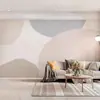 Papel pintado de combinación de colores simple moderno nórdico Tela de pared sala de estar sofá TV pared de fondo papel pintado dormitorio pintura de tela de pared sin costuras