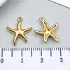 Accesorios para Joyería DIY Transfronterizos Colgantes Sencillos de Acero Inoxidable con Temática Marina Concha Caballito de Mar Tortuga Pulsera Collar Colgante