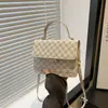 Bolso Retro de Nicho, Textura Simple de Alta Gama, Bolso de Mano a la Moda, Bolso Casual de Hombro Cruzado de Mano Nuevo 2024