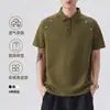 Nueva Camisa Polo Bordada de Manga Corta para Hombre Verano 2026