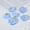 Accesorios Creativos para Tocados de Flores Pequeñas con Bordes Artificiales Tostados Material de Flor de Seda para Manualidades Decoración de Pared de Fondo de Boda Flor