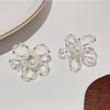Pendientes de principios de primavera para mujer 2022 nuevos pendientes de flor tendencia pendientes de plata de ley pendientes de alta gama diseño nicho explosiones