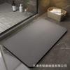 Alfombrilla Antideslizante para Baño de Color Sólido Temu Transfronteriza Alfombrilla de Suelo de Barro Diatomeas para el Hogar Alfombrilla Absorbente para Pies de Baño Alfombrilla de Suelo Resistente a la Suciedad