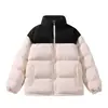 Chaqueta de algodón color block 2026 nueva ropa de otoño e invierno para hombre ropa casual para hombre ropa gruesa para hombre chaqueta chaqueta acolchada abrigo con cuello alto