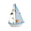 Artesanías de Velero Transfronterizas de 15 CM Adornos Accesorios para Fotos en Línea Decoración de Pasteles Velero para el Hogar Pequeño Velero