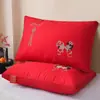 Núcleo de almohada de terciopelo con plumas 3D al por mayor para uso en el hogar, hotel y casa de huéspedes, almohada de soporte para el cuello, almohada para la columna cervical, núcleo de almohada para adultos
