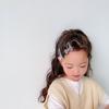 Pinza para el cabello de lazo de alta calidad estilo coreano para niña, color degradado, para niños, dulce, con flequillo lateral, accesorio para la cabeza, pinza para el cabello pom