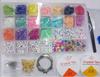 Promoção Quente da Amazon Caixa com 24 Compartimentos Multiestilo de Miçangas de Letras Miçangas Coloridas Conjunto Artesanal com Acessórios Material DIY