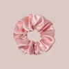 Anillo para el pelo de tela de sading Amazon transfronterizo Anillo para el pelo de intestino grueso Cuerda para el pelo rosa Cuerda para el pelo simple de color sólido europeo y americano Accesorios para el pelo