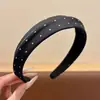 Diadema Ancha con Lunares Estilo Coreano para Mujer, Gama Alta, Elegante, Moderna, Pinza para el Cabello de Moda, Uso Diario al Aire Libre, Accesorios para el Cabello Diadema Alta para la Parte Superior del Cráneo