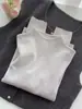 Suéter Rojo Brillante de Cuello Alto Medio para Mujer, Suave y de Estilo Básico para Otoño e Invierno, Adecuado para Usar en Capas como Prenda Base