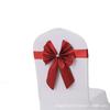 Respaldo de Silla Flor Lazo Elástico Libre Boda Banquete de Boda Hotel Funda de Silla de Hotel Decoración Lavable Cinta Cinta
