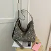 Bolso de hombro casual estilo coreano con estampado de leopardo, diseño de nicho, bolso de gran capacidad para el trabajo, bolso tote casual con patrón de estrellas vintage para mujer