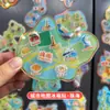 Ímãs de geladeira de mapa em acrílico atacado, ímãs de geladeira de metal de áreas cênicas populares pintados à mão, lembrancinhas de escola de prestígio em acrílico personalizadas