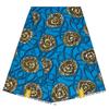 En stock, generación de tela de cera africana, tela de poliéster de doble cara con estampado geométrico, tela africana, tela de comercio exterior
