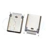 Tipo-c 24p base hembra de madera contrachapada 0.8-1.0mm placa de soldadura de dos patas altura 10.5mm enchufe de carga rápida conector USB
